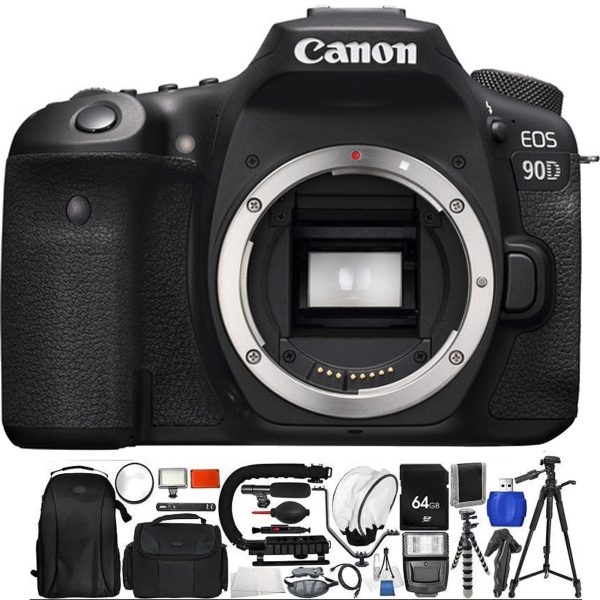 Canon EOS 90D DSLR Camera (Body Only) Deluxe Essential Bundle Online now